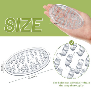 Plastic Soap Holder Soap Dish Saver (Set of 6)