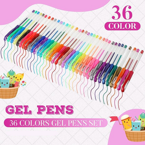 36 Color Glitter Gel Pen Set