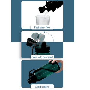 32 oz Sports Water Bottle with Scale (Set of 14)