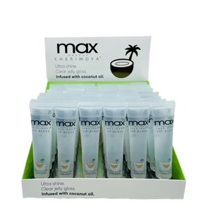 MAX Makeup Cherimoya® Lip Gloss -Set of 6 (COCONUT)