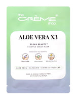 The Crème Shop Klean Beauty™ Sheet Mask - 5 Pack (ALOE VERA X3)