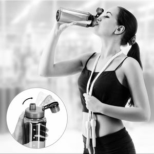32 oz Sports Water Bottle with Scale (Set of 14)