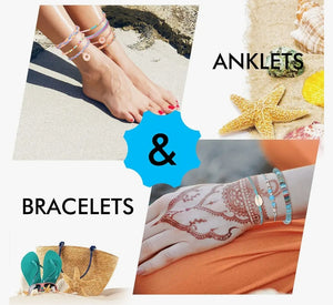57 Pcs Bracelet Anklet Set
