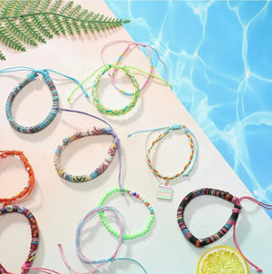 57 Pcs Bracelet Anklet Set