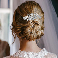 4-Pcs Jewelry & Hair Accessory Gift Set (Necklace, Bracelet, Earrings, Comb)