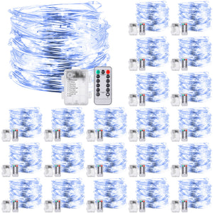 13 Feet 40 LED Cool White Fairy String Light (Set of 24)