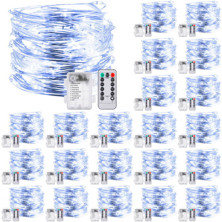 13 Feet 40 LED Cool White Fairy String Light (Set of 24)