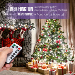 13 Feet 40 LED Cool White Fairy String Light (Set of 24)