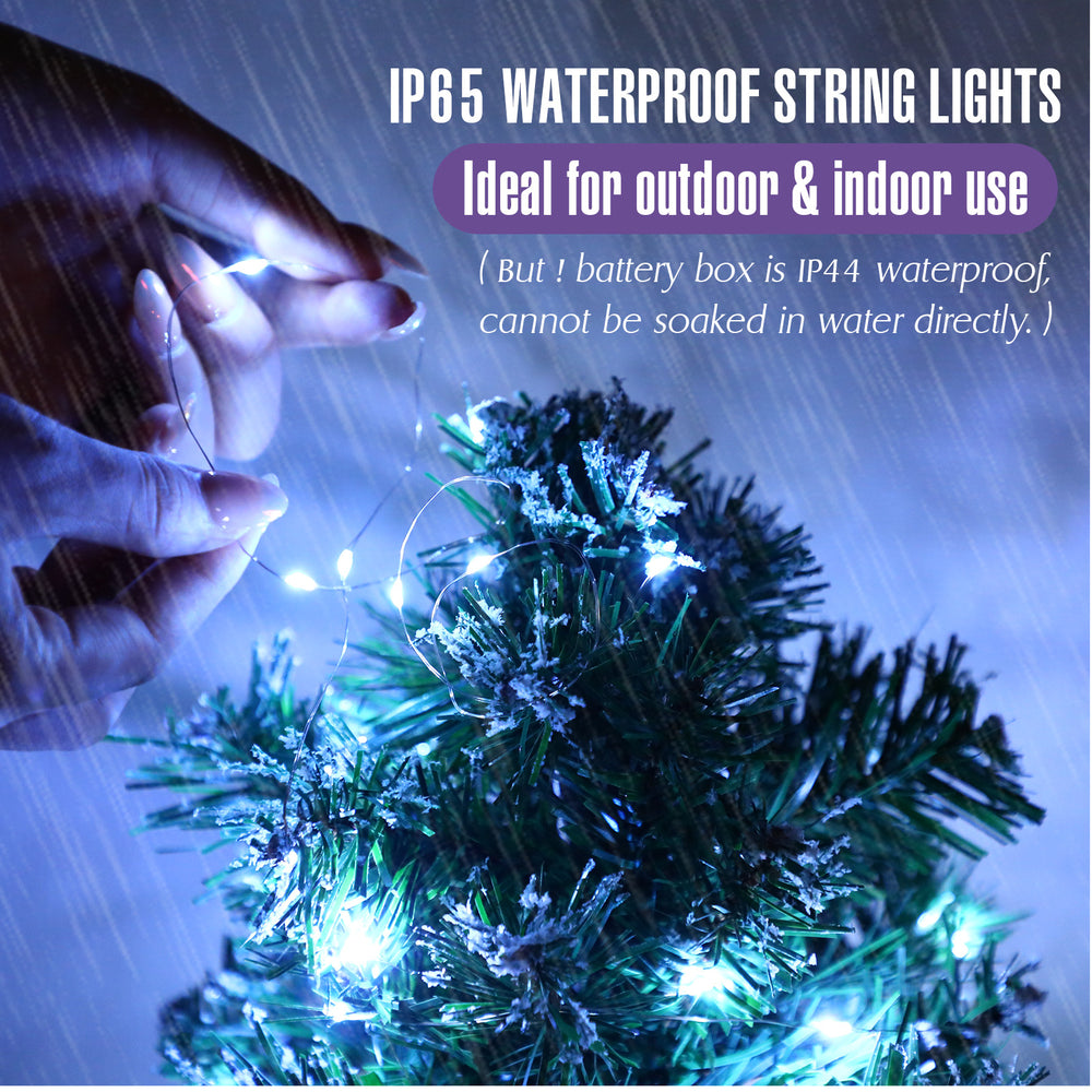 13 Feet 40 LED Cool White Fairy String Light (Set of 24)