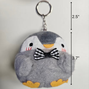 Stuffed Penguin Toy Keychain (Assorted Color, Set of 9)