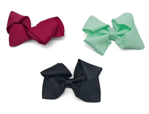7-PCS Girls Hair Bows – Grosgrain Ribbon Alligator Clips