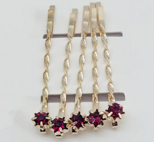 20-PCS Twisted Bobby Pin Set