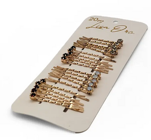 20-PCS Twisted Bobby Pin Set