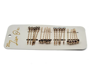 20-PCS Twisted Bobby Pin Set