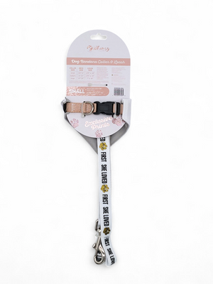 Dog Bandana Collar & Leash – Assorted S/M/L