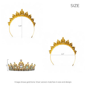 Royal Crystal Crown Tiara
