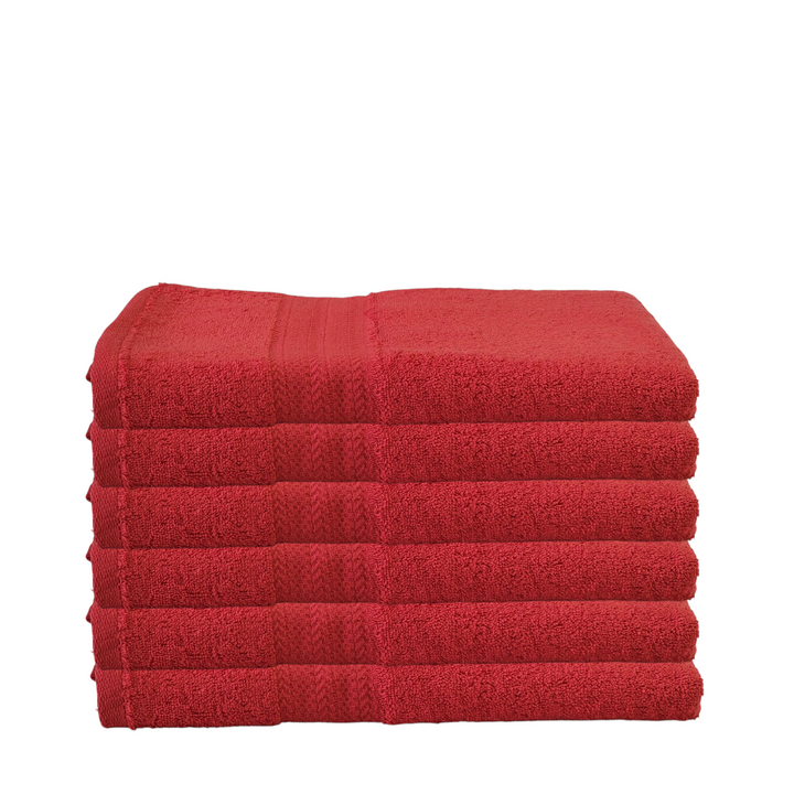 Premium 100% Cotton Bath Towels – 6 Pack (26"x54")