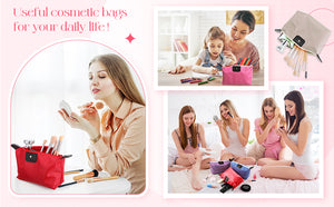 Waterproof Makeup Bag (Set of 34)