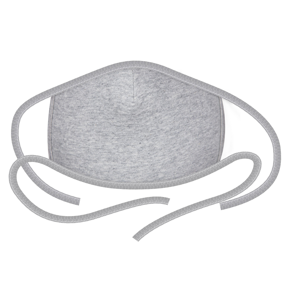 2-Layer Reusable 3D Cotton Face Mask with Filter Pocket (Heather Grey) - EverydaySpecial