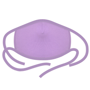 3PCS 2-Layer Reusable 3D Cotton Face Mask with Filter Pocket (Lilac)