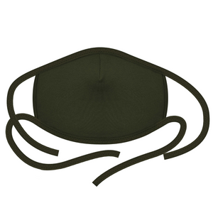 3PCS 2-Layer Reusable 3D Cotton Face Mask with Filter Pocket (Army Khaki)