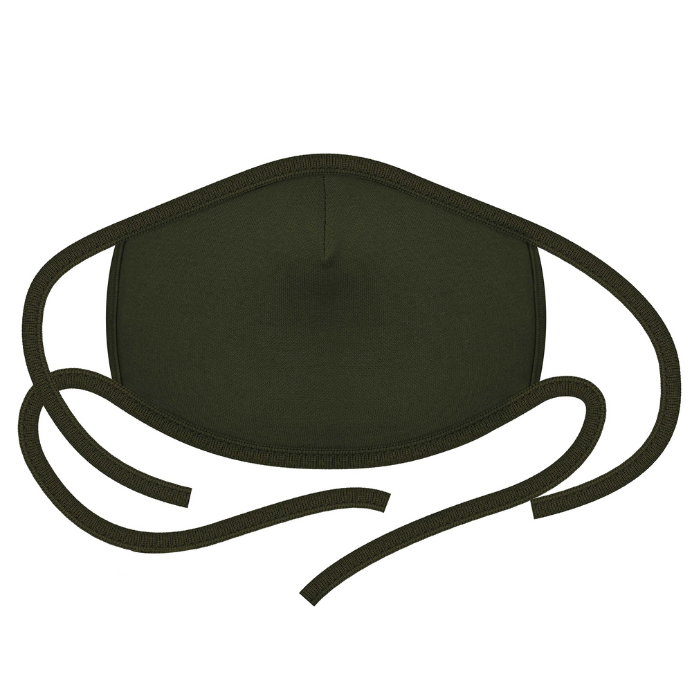 2-Layer Reusable 3D Cotton Face Mask with Filter Pocket (Army Khaki) - EverydaySpecial