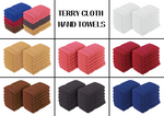 Fast Drying Absorbent 100% Cotton Hand Towel 12-Pcs Set, 16”x 27”
