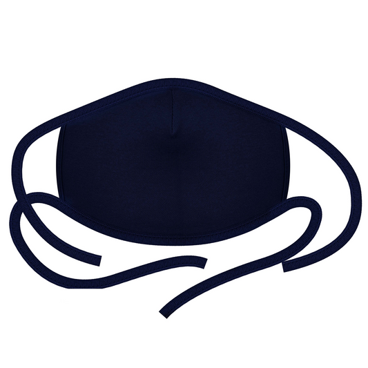 3PCS 2-Layer Reusable 3D Cotton Face Mask with Filter Pocket (Navy)
