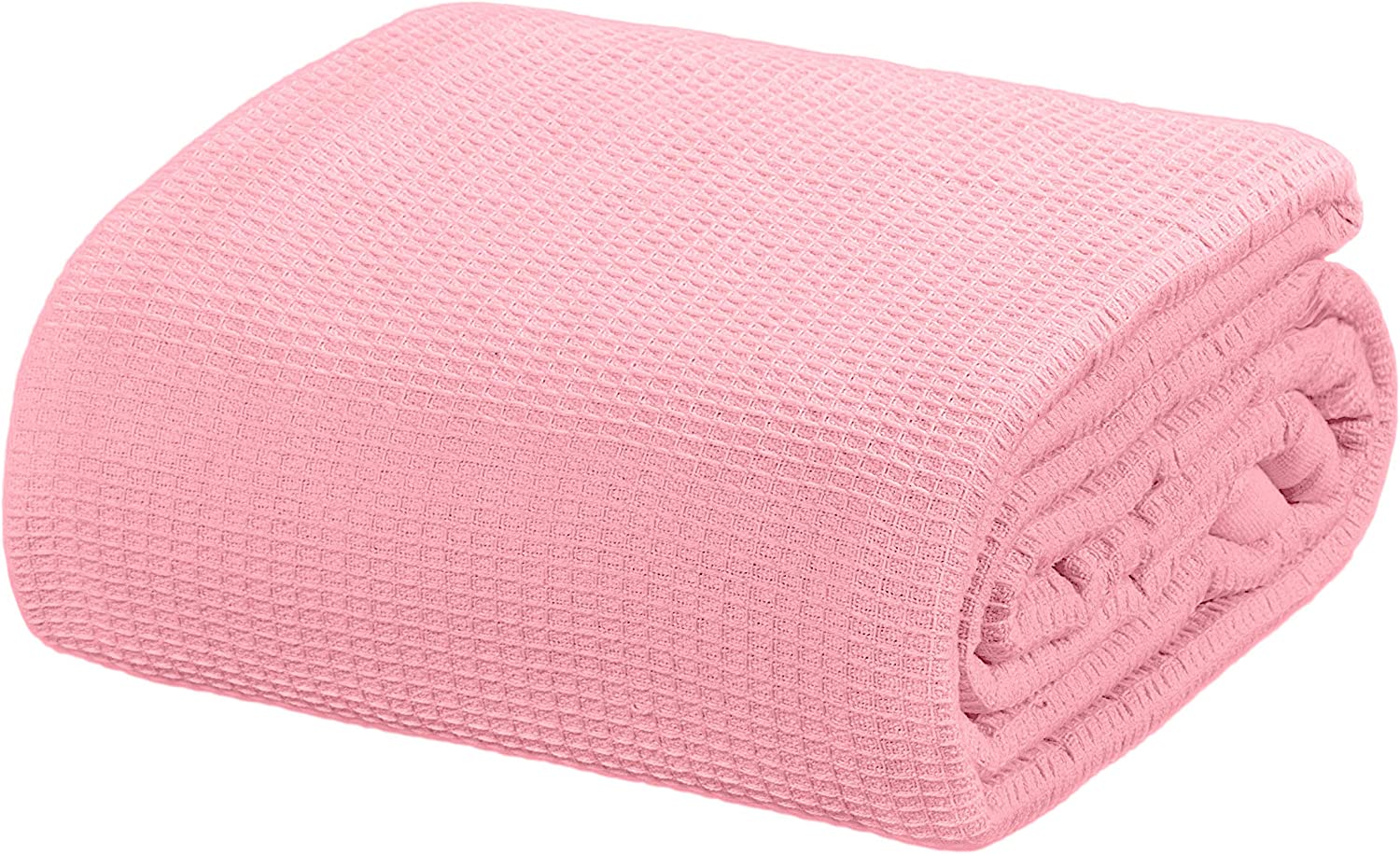 [Orchid Pink] Crover Thermal Waffle 100% Cotton Wave Blanket (Twin / Queen / King)