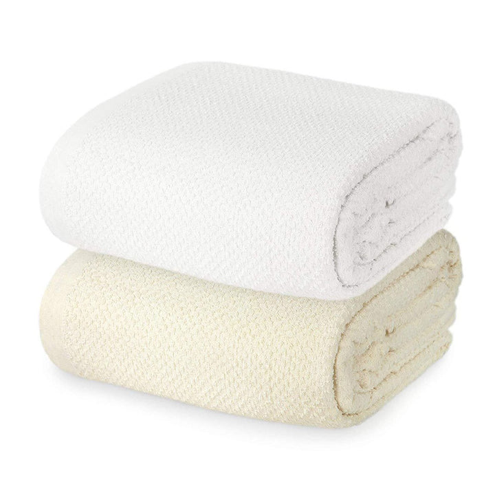 Thermal Terry Lush 100% Cotton Blanket ( TWIN / QUEEN / KING)