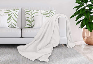 [Ivory] Crover Thermal Waffle 100% Cotton Wave Blanket (Twin / Queen / King)