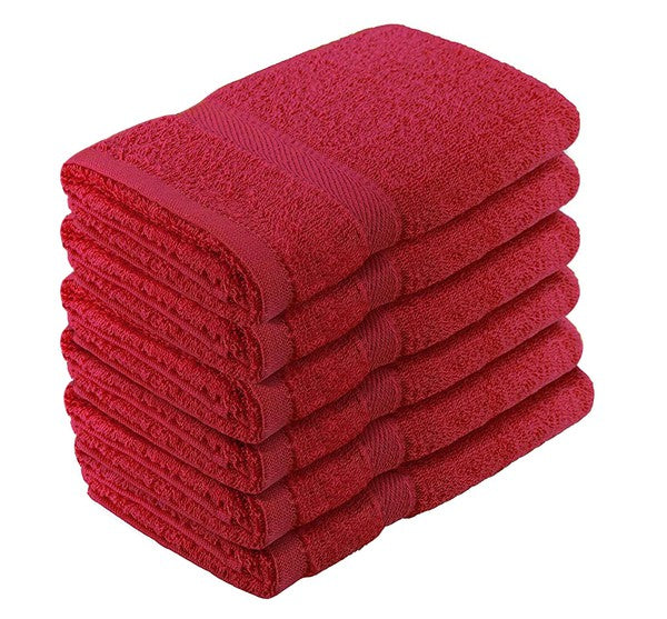 Crover Essentials Fast Drying Super Absorbent Terry Cloth 100% Cotton Bath Towel 25”x52” 6pc Set