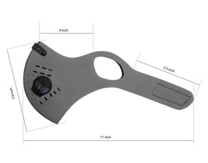 6 Colors Sports Reusable Adult Face Mask with Filter - EverydaySpecial