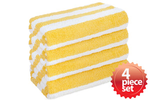 Terry Cloth Cotton Cabana Stripe Bath Beach Towel, 30"x 60" - EverydaySpecial