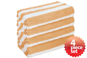 Terry Cloth Cotton Cabana Stripe Bath Beach Towel, 30"x 60" - EverydaySpecial